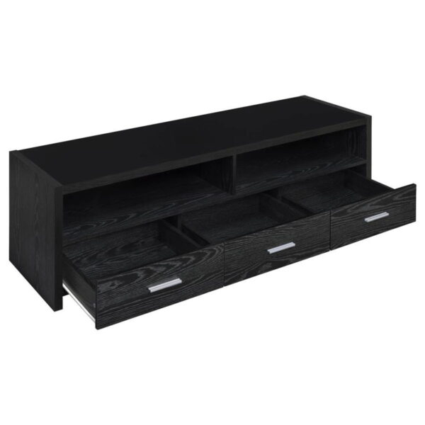 Alton - 3-drawer Black Oak TV Console - Image 3
