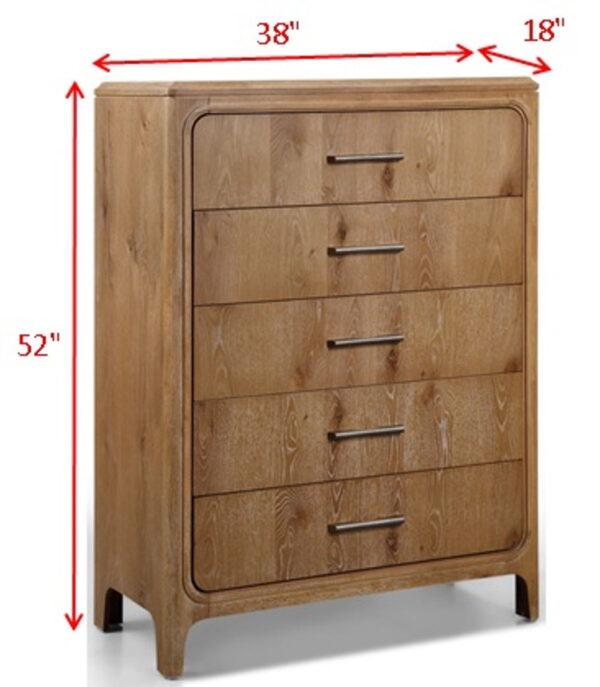 Westcott - Chest - Cerused Natural - Image 4
