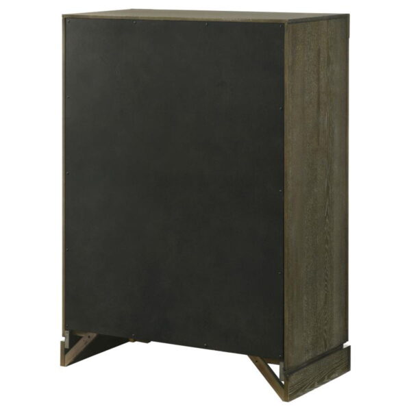 Gran Park - 5-Drawer Bedroom Chest Of Drawers - Dark Cocoa - Image 10