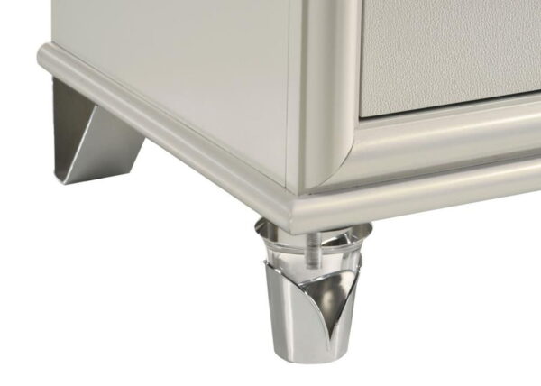 Olivia - 6-Drawer Dresser And LED Mirror - Pearl White - Image 14