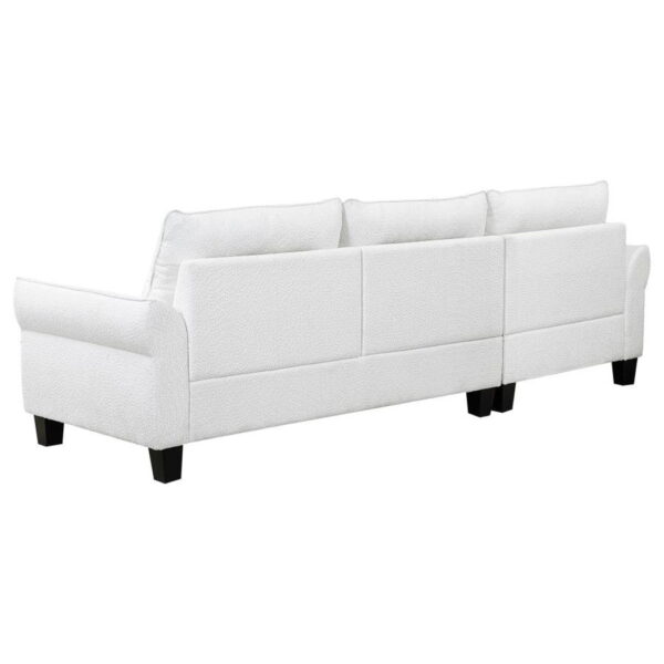 Caspian - Upholstered Curved Arm Chaise Sectional Sofa - Image 16