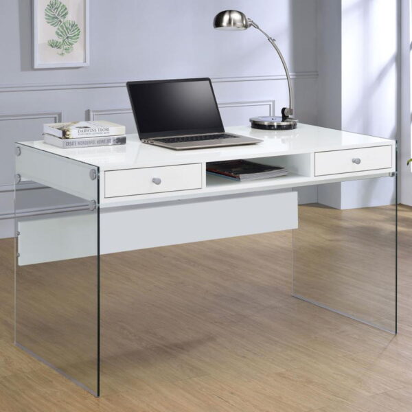 Dobrev - 2-Drawer Writing Desk - Image 4