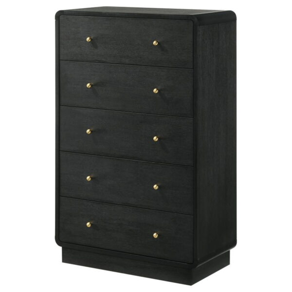 Cavelle - 5-Drawer Chest Of Drawers - Black - Image 13