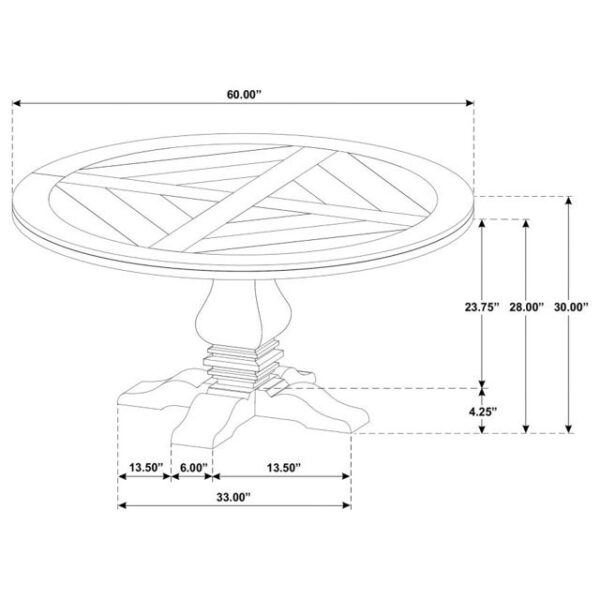 Florence - Round Dining Table Set - Image 11