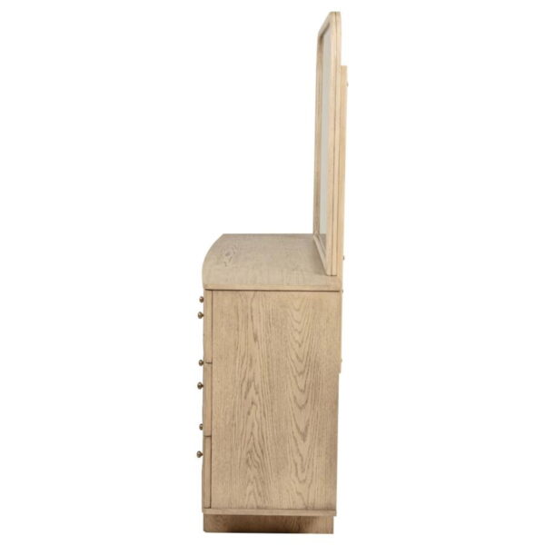 Kailani - 9-Drawer Dresser And Mirror - Beige Oak - Image 2