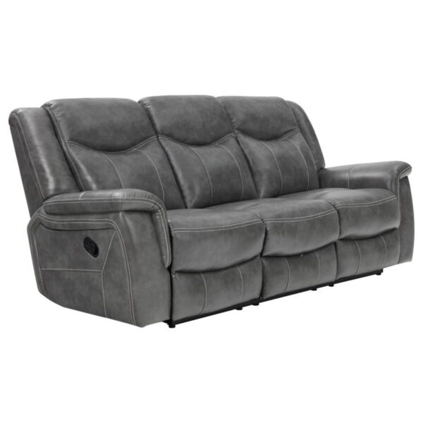 Conrad - Upholstered Padded Arm Motion Sofa Set - Image 17