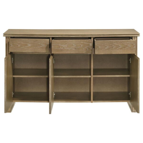 Adina - 2-Door Sideboard Server - Distressed Light Brown - Image 13