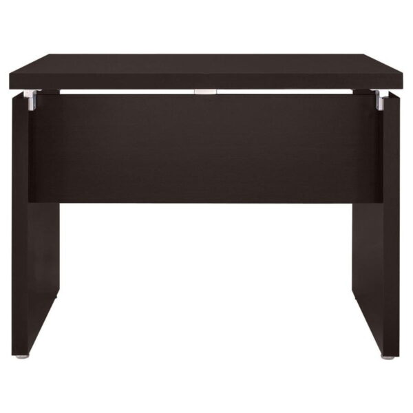 Skylar - Engineered Wood Writing Desk - Cappuccino - Image 2