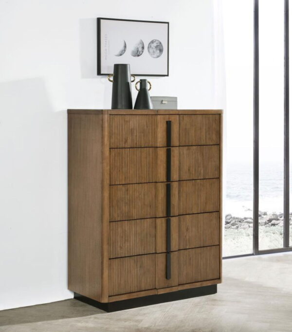 Terrace - 5-Drawer Chest Of Drawers - Ash Brown - Image 5