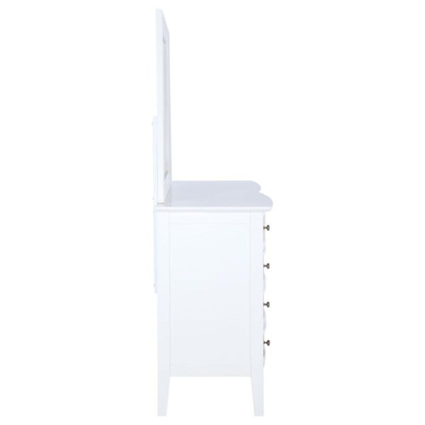 Bexhill - 10-Drawer Dresser And Mirror - White - Image 9