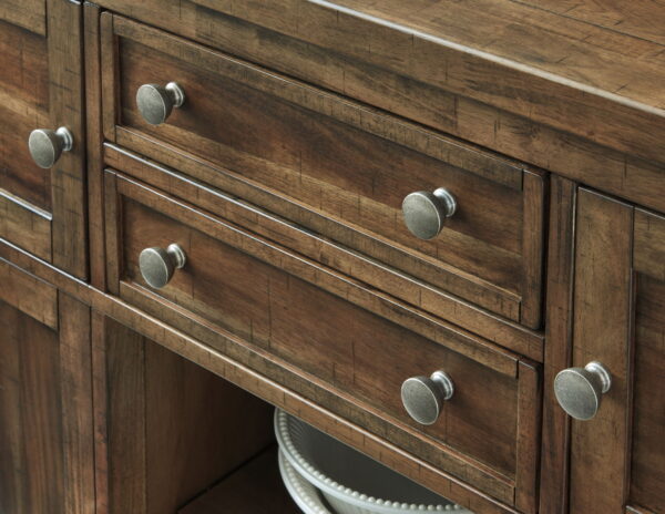 Moriville - Grayish Brown - Dining Room Server - Image 3