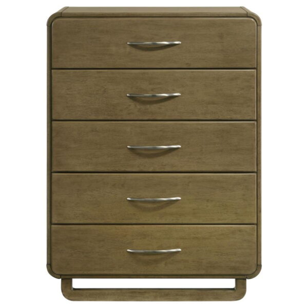 Amsbury - 5-Drawer Chest Of Drawers - Nutmeg - Image 9