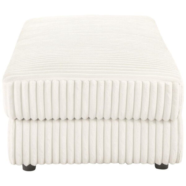 Emberson - Upholstered Rectangular Storage Ottoman - Ivory - Image 10