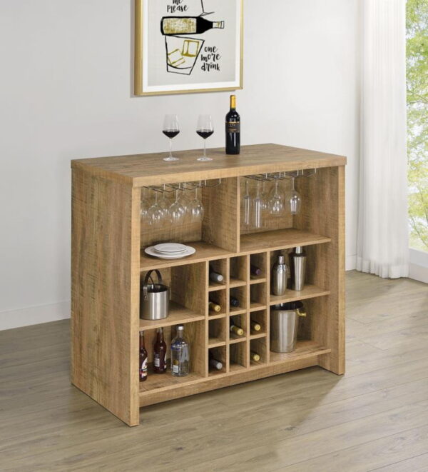Topanga - Engineered Wood Freestanding Home Bar - Image 10