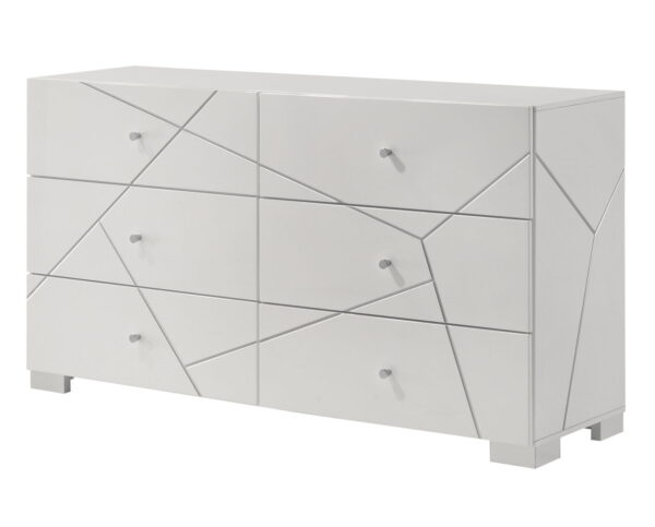 Ayla - Dresser & Mirror - White - Image 4