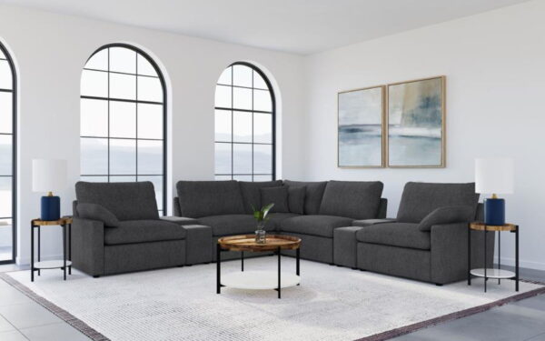 Collins - 7-Piece Modular Power Reclining Sectional - Image 4