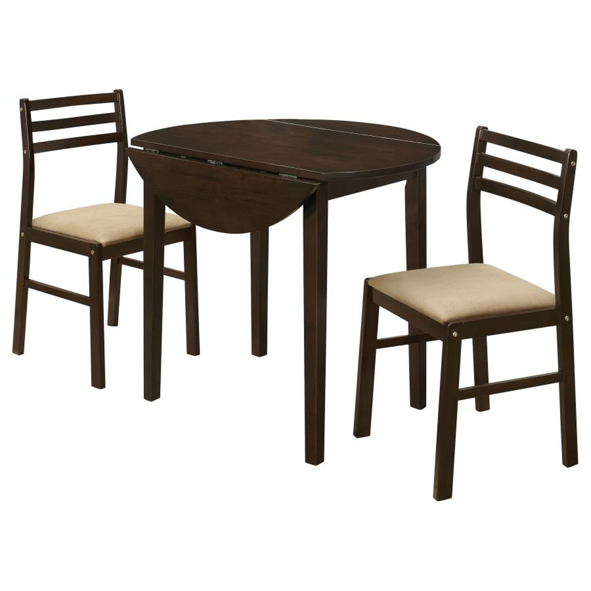 Bucknell - 3 Piece Round Drop Leaf Dining Table Set - Image 22
