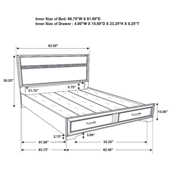Miranda - Storage Wood Panel Bed - Image 39