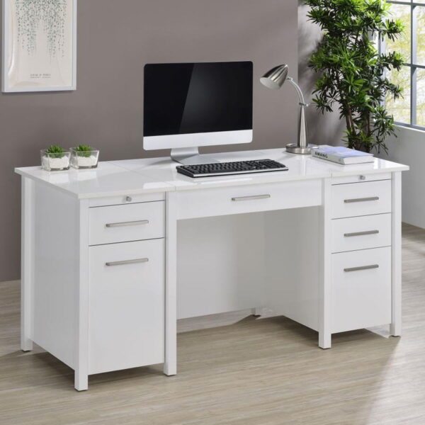 Dylan - 4-Drawer Lift Top Office Desk - Image 19
