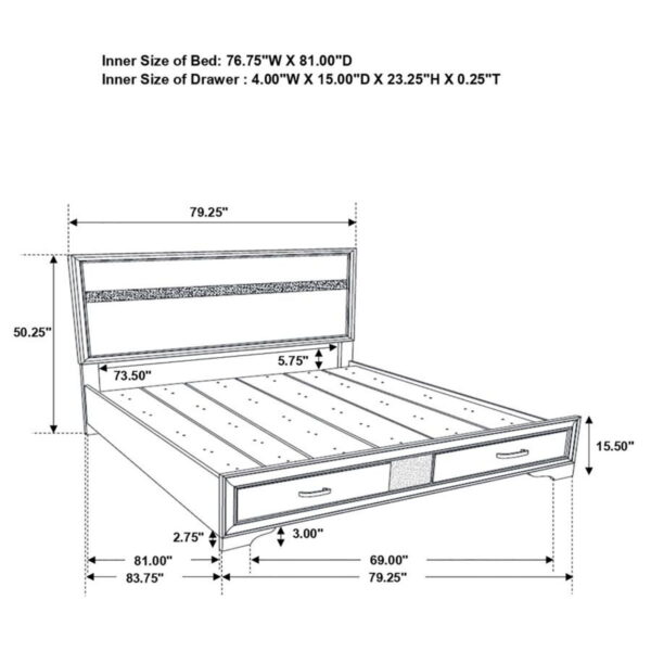 Miranda - Storage Wood Panel Bed - Image 16
