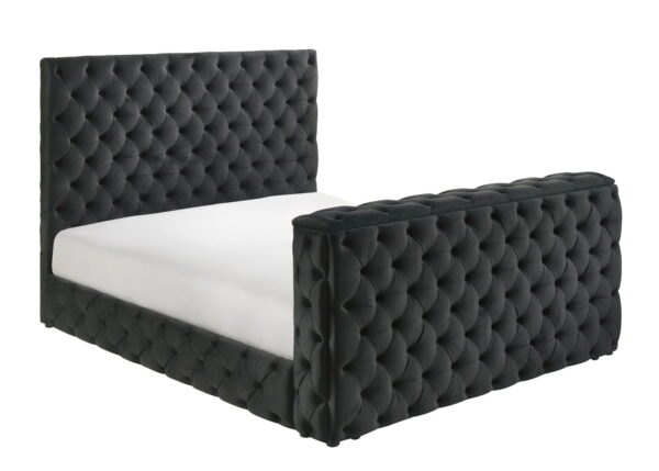 Josephine - King Bed With TV Lift - Black - Image 6