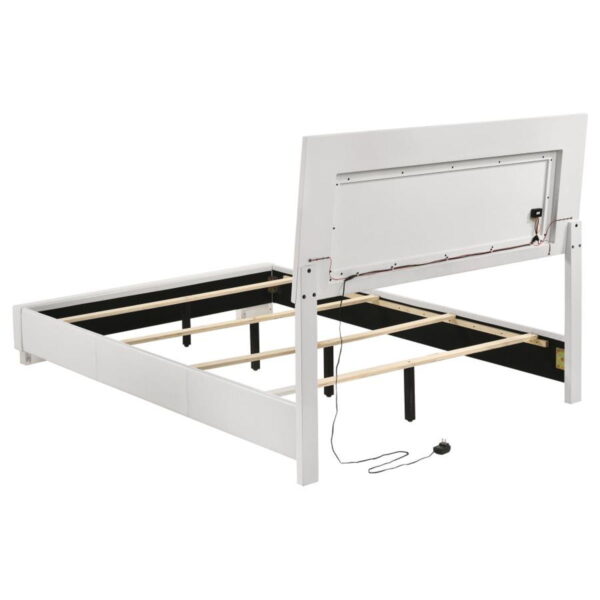 Felicity - Wood LED Panel Bed - Image 11