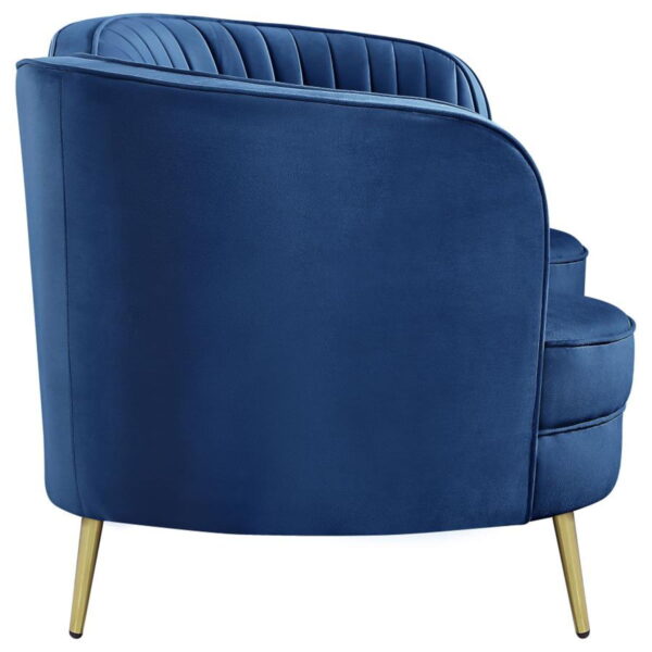 Sophia - Upholstered Channel Tufted Loveseat - Image 18