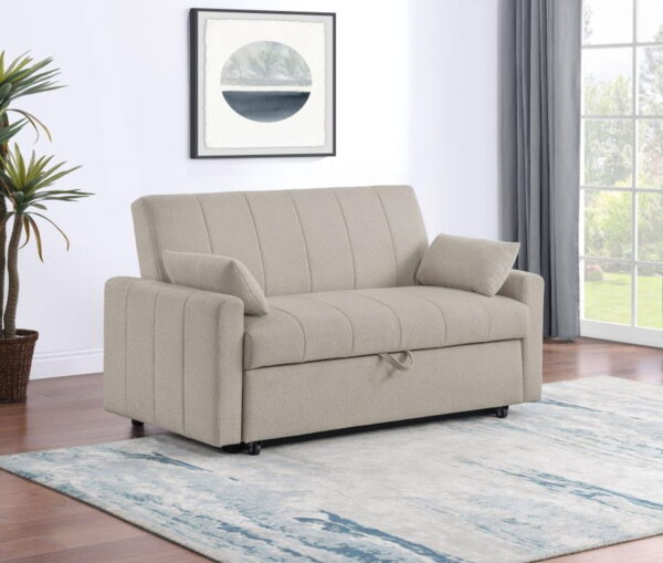 Portland - Boucle Upholstered Sleeper Sofa Bed - Image 17