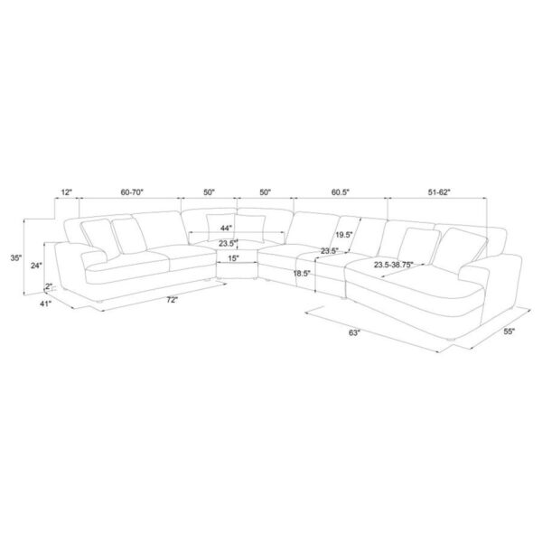 Emberson - Upholstered Modular Sectional Sofa - Image 23