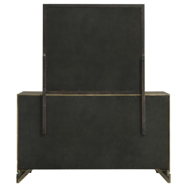 Gran Park - 6-Drawer Dresser And Mirror - Dark Cocoa - Image 6