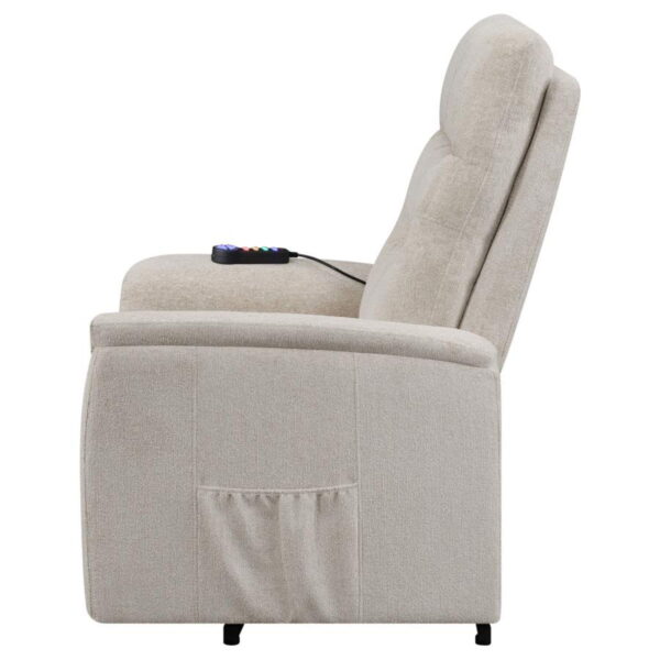 Henrietta - Upholstered Power Lift Massage Chair - Image 28