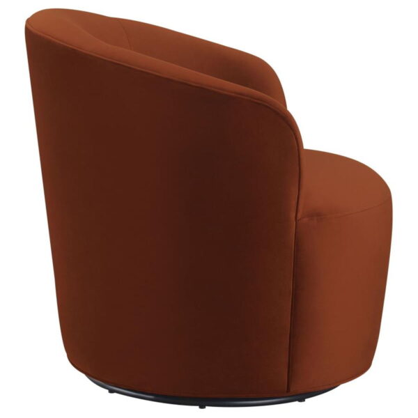 Joyce - Upholstered Barrel Back Swivel Chair - Image 18