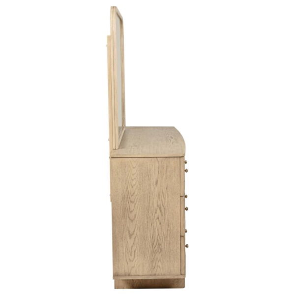 Kailani - 9-Drawer Dresser And Mirror - Beige Oak - Image 11