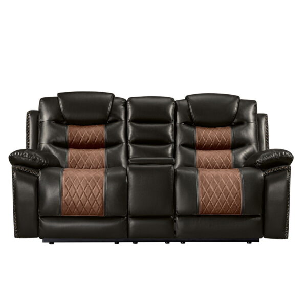 Nikko - Console Loveseat With Dual Recliners - Image 30