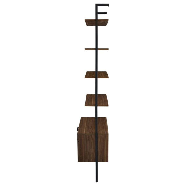 Owens - 3 Piece Wall Mounted Bookshelf Set - Walnut - Image 3