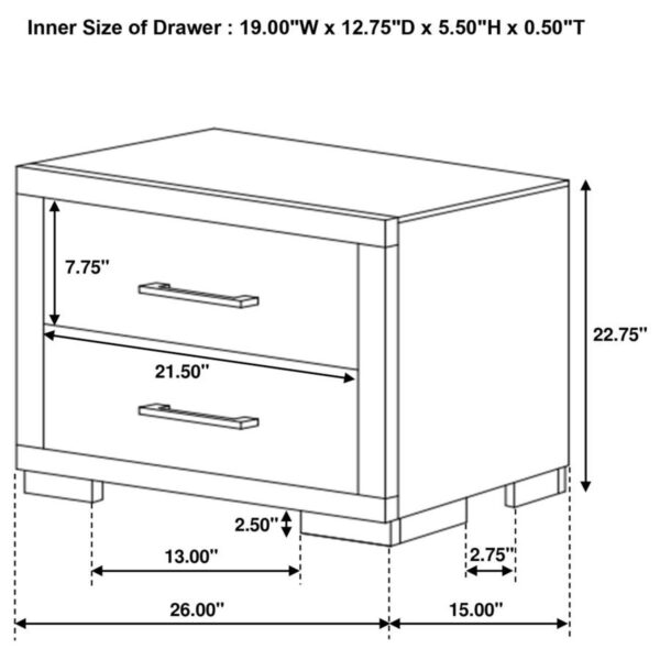 Jessica - Bedroom Set With LED - Image 138