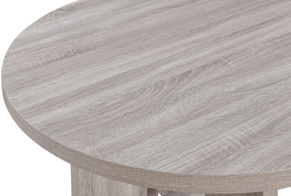 Amara - 5 Piece Round Dining Set Drift Wood - Drift Wood - Image 7