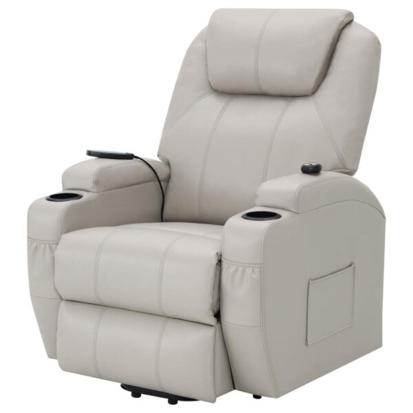 Sanger - Upholstered Power Lift Massage Recliner - Image 15