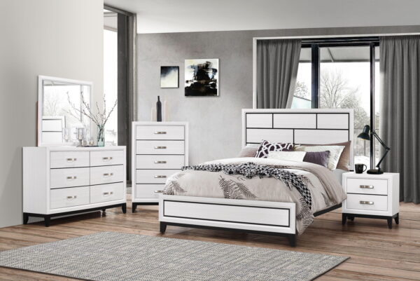 Akerson - California King Bed - White - Image 4