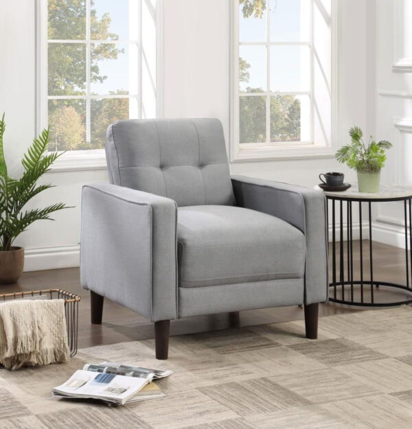 Bowen - Upholstered Track Arm Tufted Accent Chair - Image 7