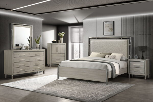 Lennox - 8 Drawer Dresser - Gray - Image 2