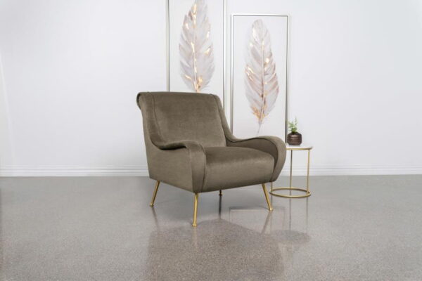 Ricci - Upholstered Saddle Arm Accent Chair - Image 16