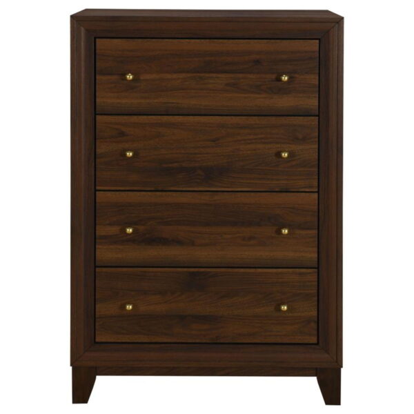 Welsley - 4-Drawer Chest Of Drawers - Walnut - Image 2