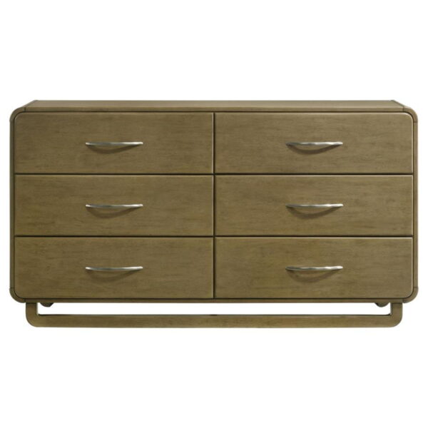 Amsbury - 6-Drawer Dresser Cabinet - Nutmeg - Image 8