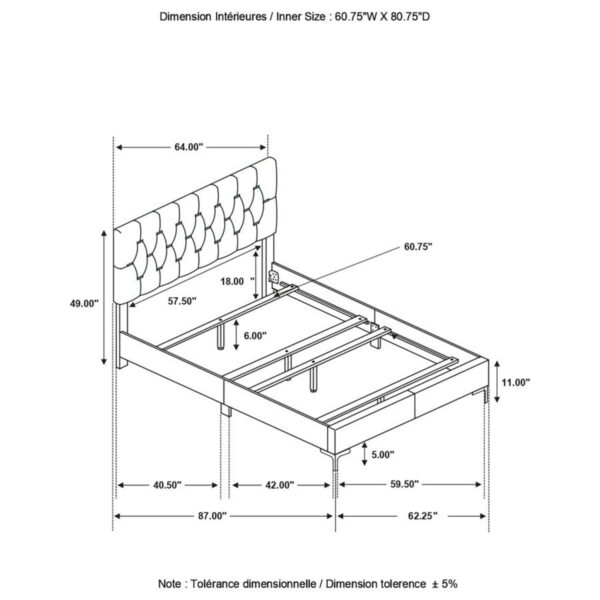 Kendall - Panel Upholstered Bed - Image 38