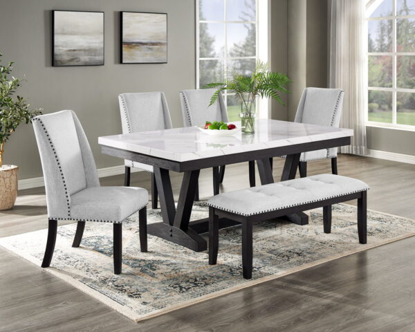 Varley - Dining Room Set With Wing Chairs - Image 10