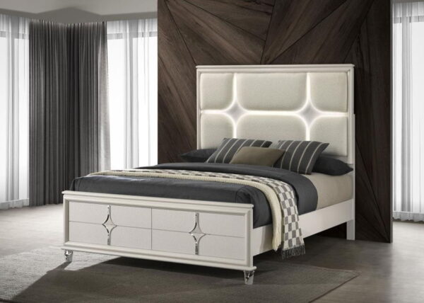 Olivia - Panel Bed LED Headboard - Image 24