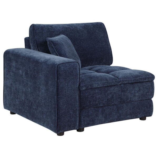 Atlantic - 5 Piece Upholstered Modular Sectional Sofa - Blue - Image 6