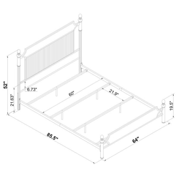 Cameron - Metal Panel Bed - Image 19