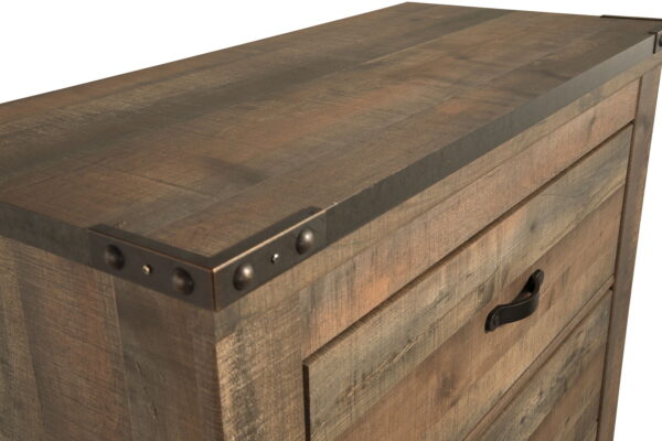 Trinell - Brown - Five Drawer Chest - Image 13
